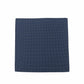 (Dunkelblau) Einstecktuch Herren aus 100% Seide Picoté 28x28cm flach