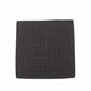(Dunkelbraun) Einstecktuch Herren aus 100% Seide Picoté 28x28cm flach