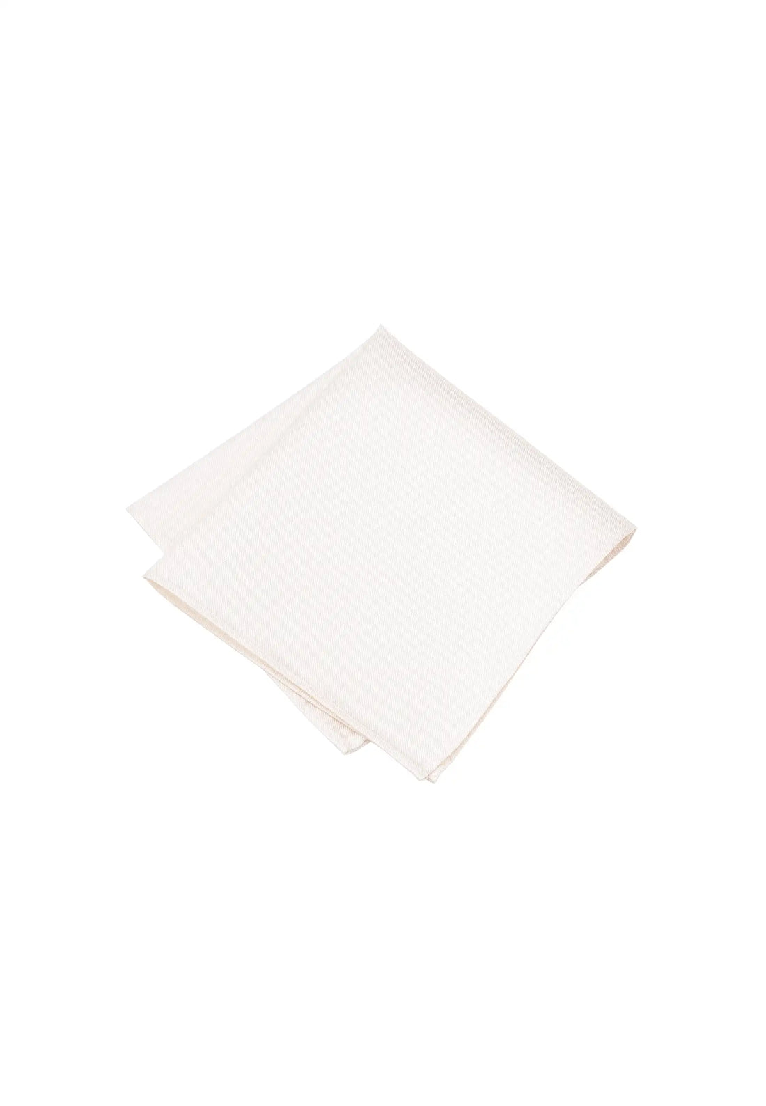 (Champagner) Einstecktuch Herren aus 100% Seide Picoté 28x28cm gefaltet