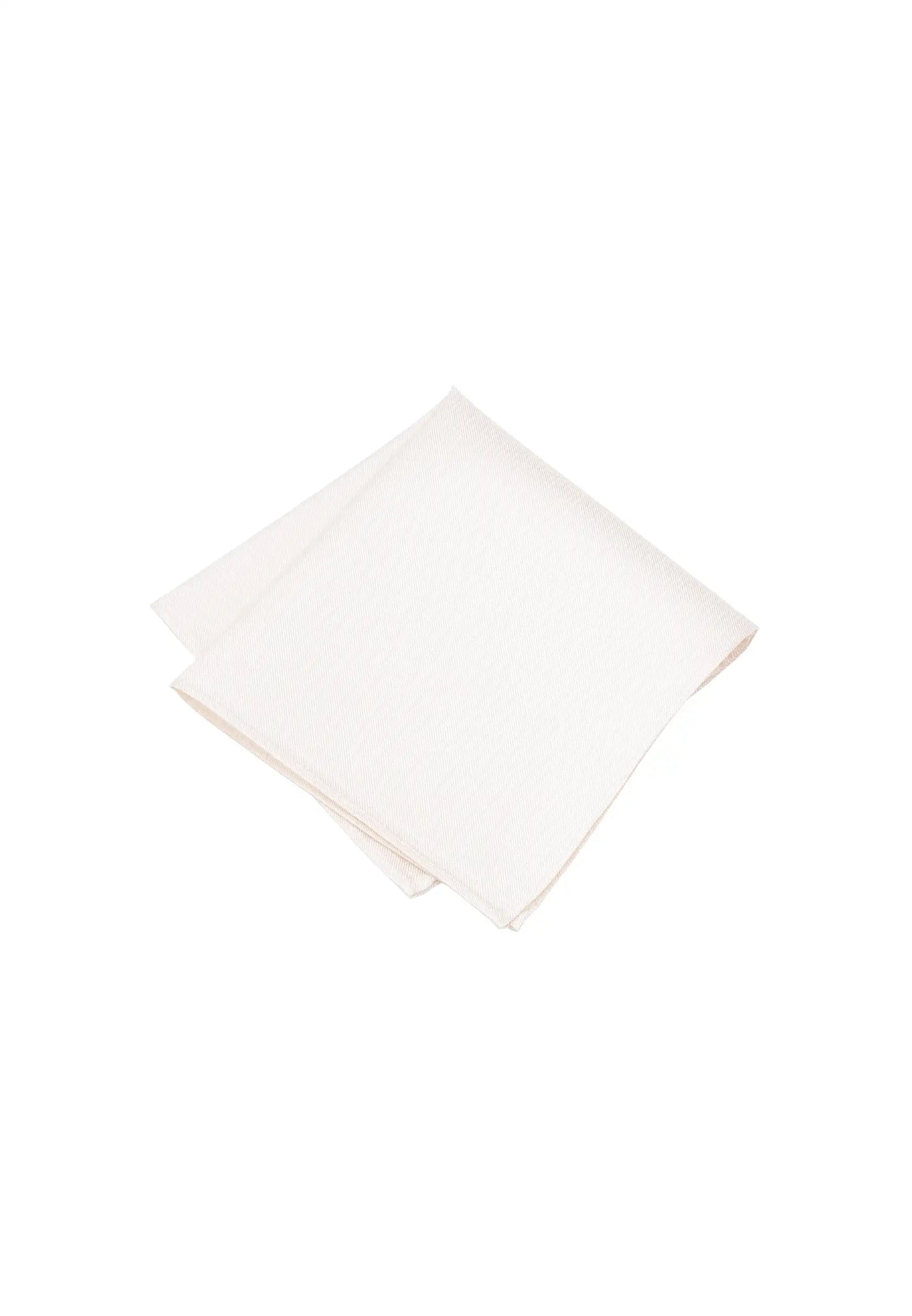 (Champagner) Einstecktuch Herren aus 100% Seide Picoté 28x28cm gefaltet