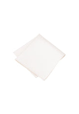 (Champagner) Einstecktuch Herren aus 100% Seide Picoté 28x28cm gefaltet