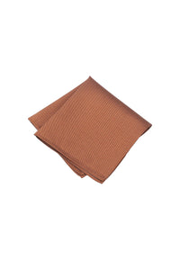 (Bronze) Einstecktuch Herren aus 100% Seide Picoté 28x28cm gefaltet