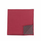 (Mittelrot) Einstecktuch Herren aus 100% Seide Picoté 28x28cm Detailansicht