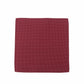 (Bordeaux) Einstecktuch Herren aus 100% Seide Picoté 28x28cm flach