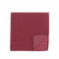 (Bordeaux) Einstecktuch Herren aus 100% Seide Picoté 28x28cm Detailansicht