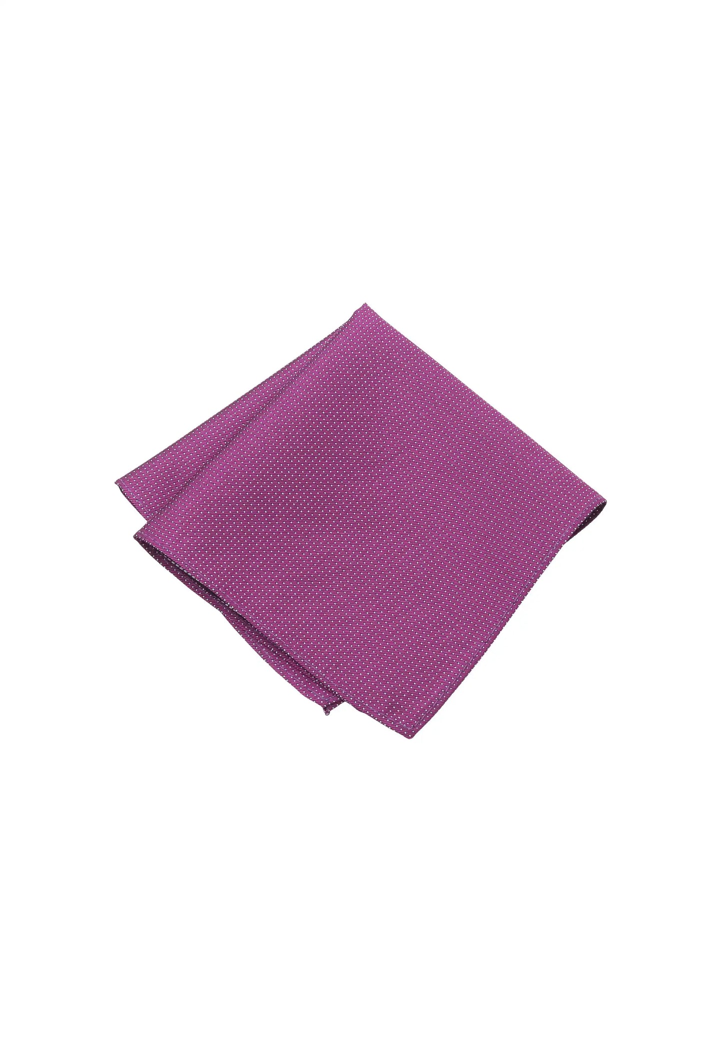 (Lila) Einstecktuch Herren aus 100% Seide Picoté 28x28cm gefaltet