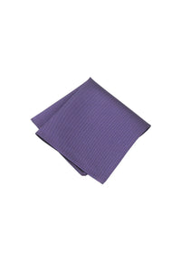 (Dunkellila) Einstecktuch Herren aus 100% Seide Picoté 28x28cm gefaltet