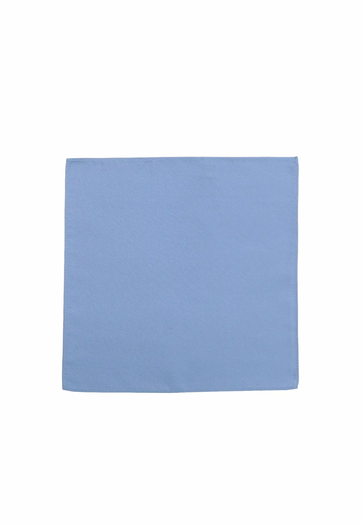 (Hellblau) Uni Einstecktuch aus Seide 28x28cm