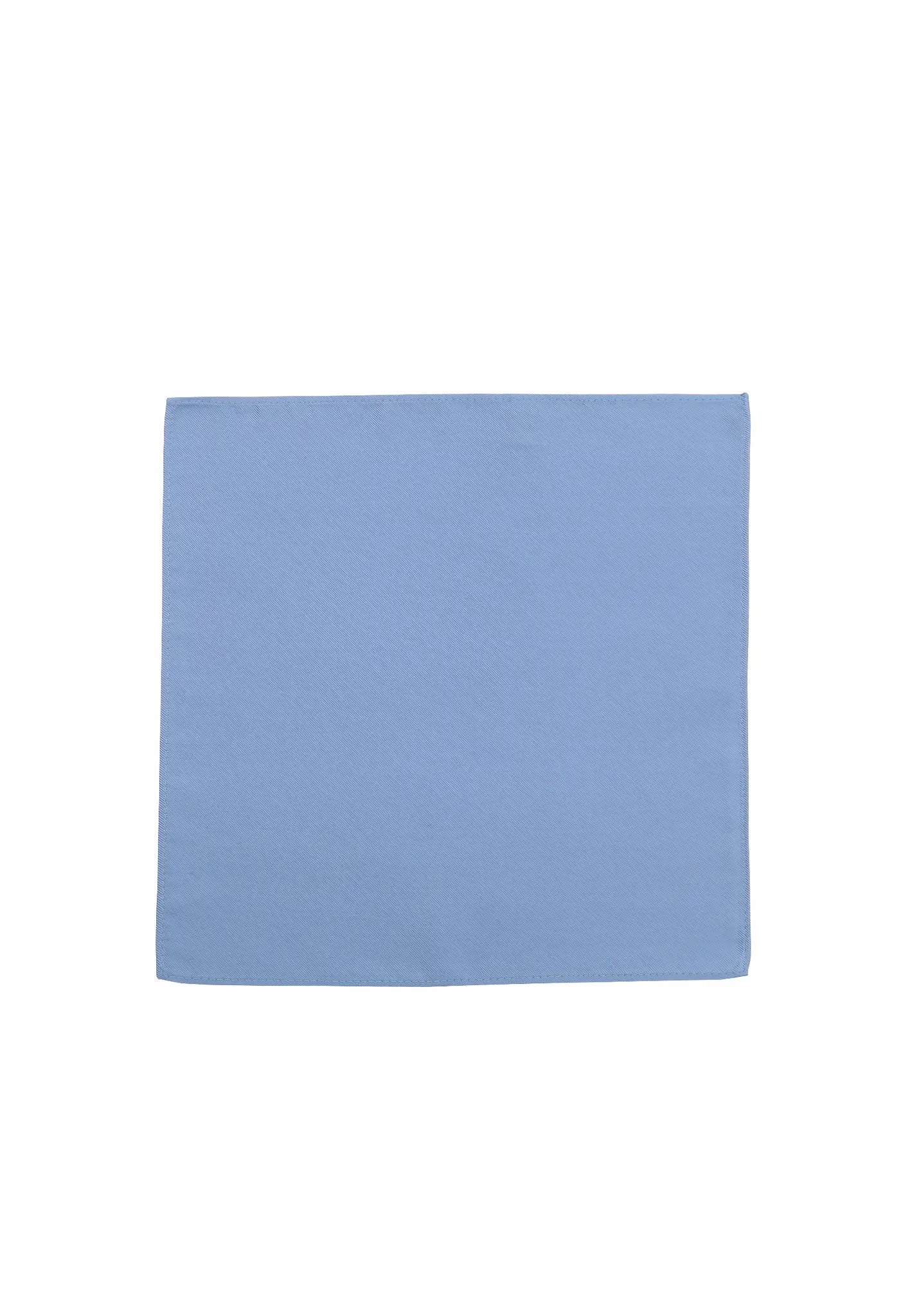 (Hellblau) Uni Einstecktuch aus Seide 28x28cm
