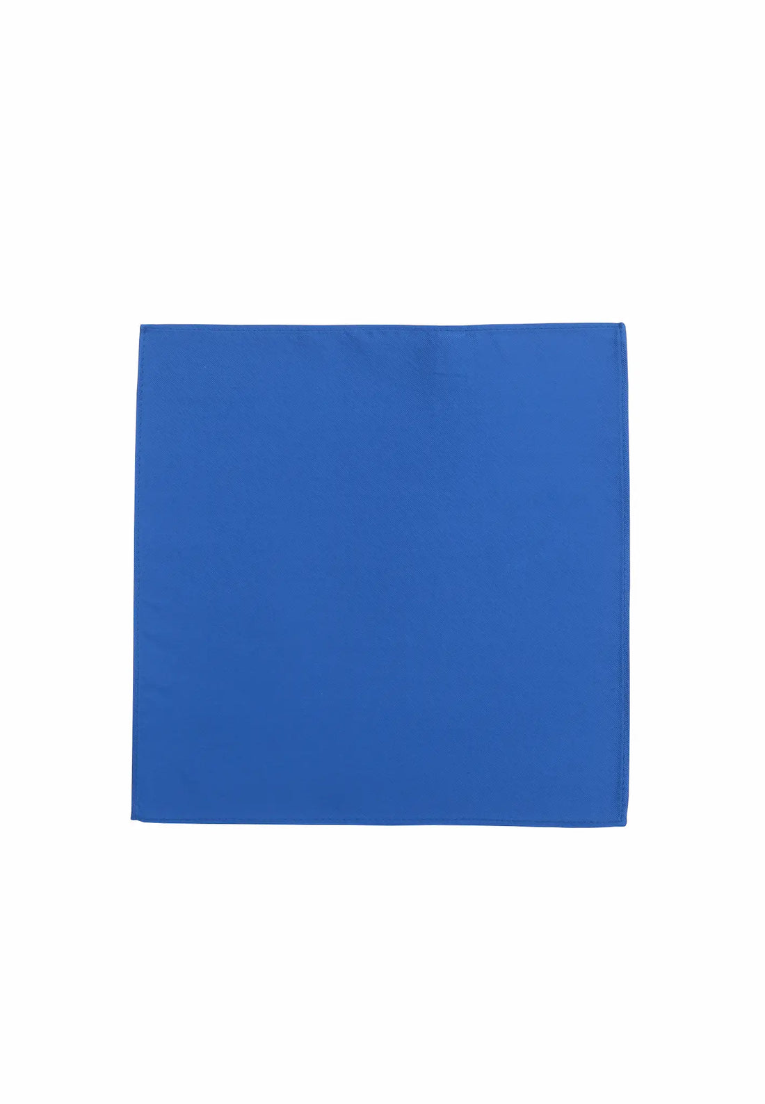(Blau) Uni Einstecktuch aus Seide 28x28cm