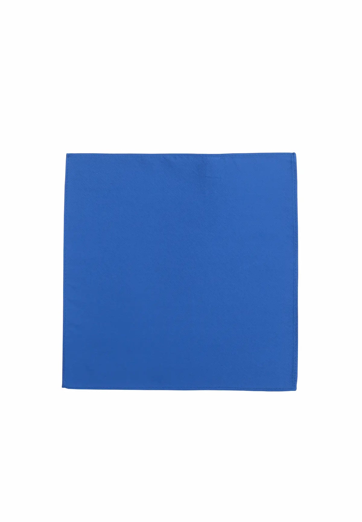 (Blau) Uni Einstecktuch aus Seide 28x28cm
