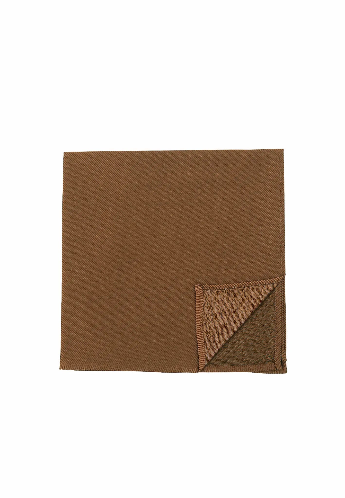 (Terra) Uni Einstecktuch aus Seide Rückseite 28x28cm