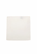 (Champagner) Uni Einstecktuch aus Seide 28x28cm