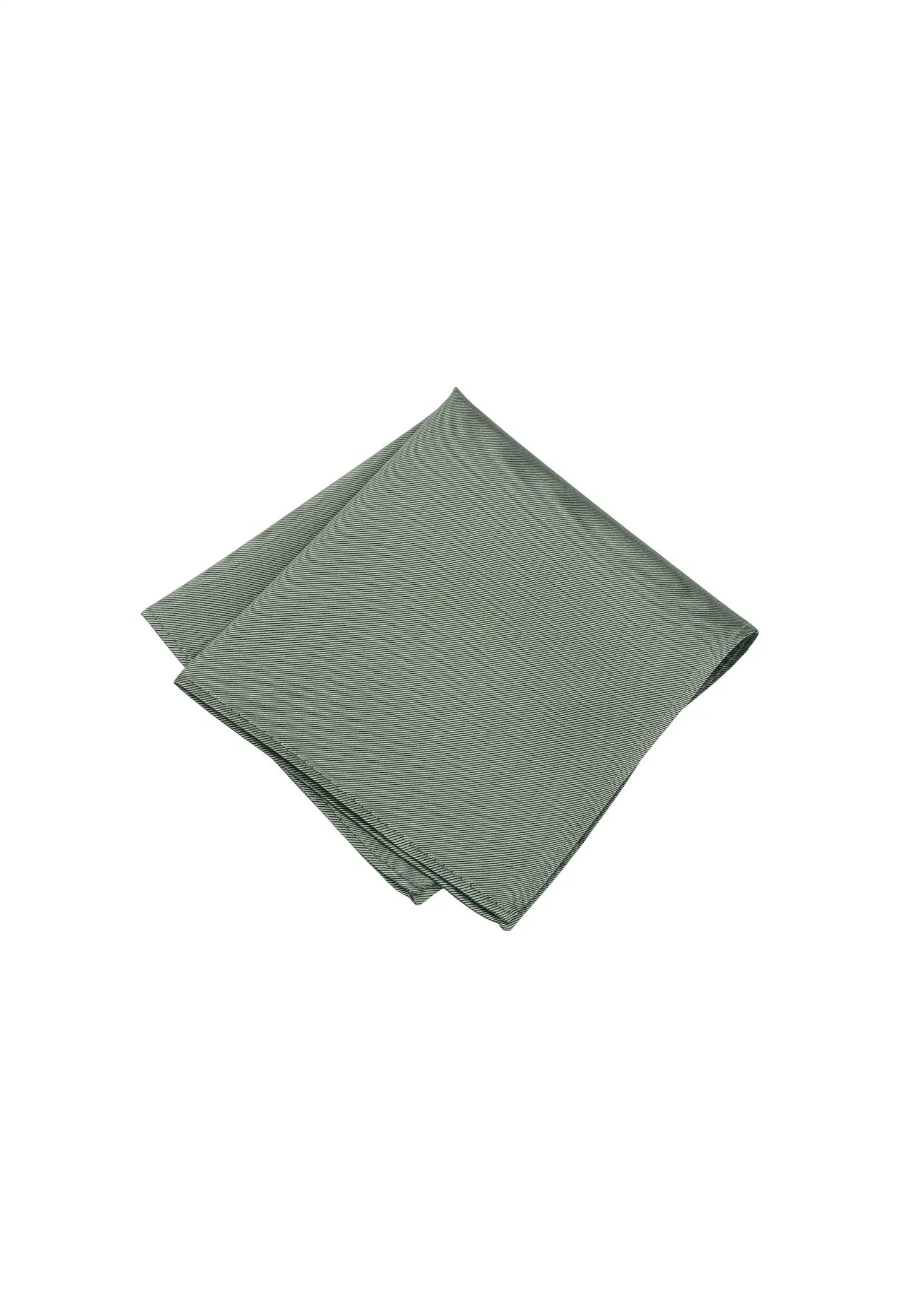 (Mint) Uni Einstecktuch aus Seide gefaltet 28x28cm