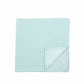 (Mint) Uni Seiden-Einstecktuch 28x28cm in Pastellfarbe, Vorderseite mit Ecke