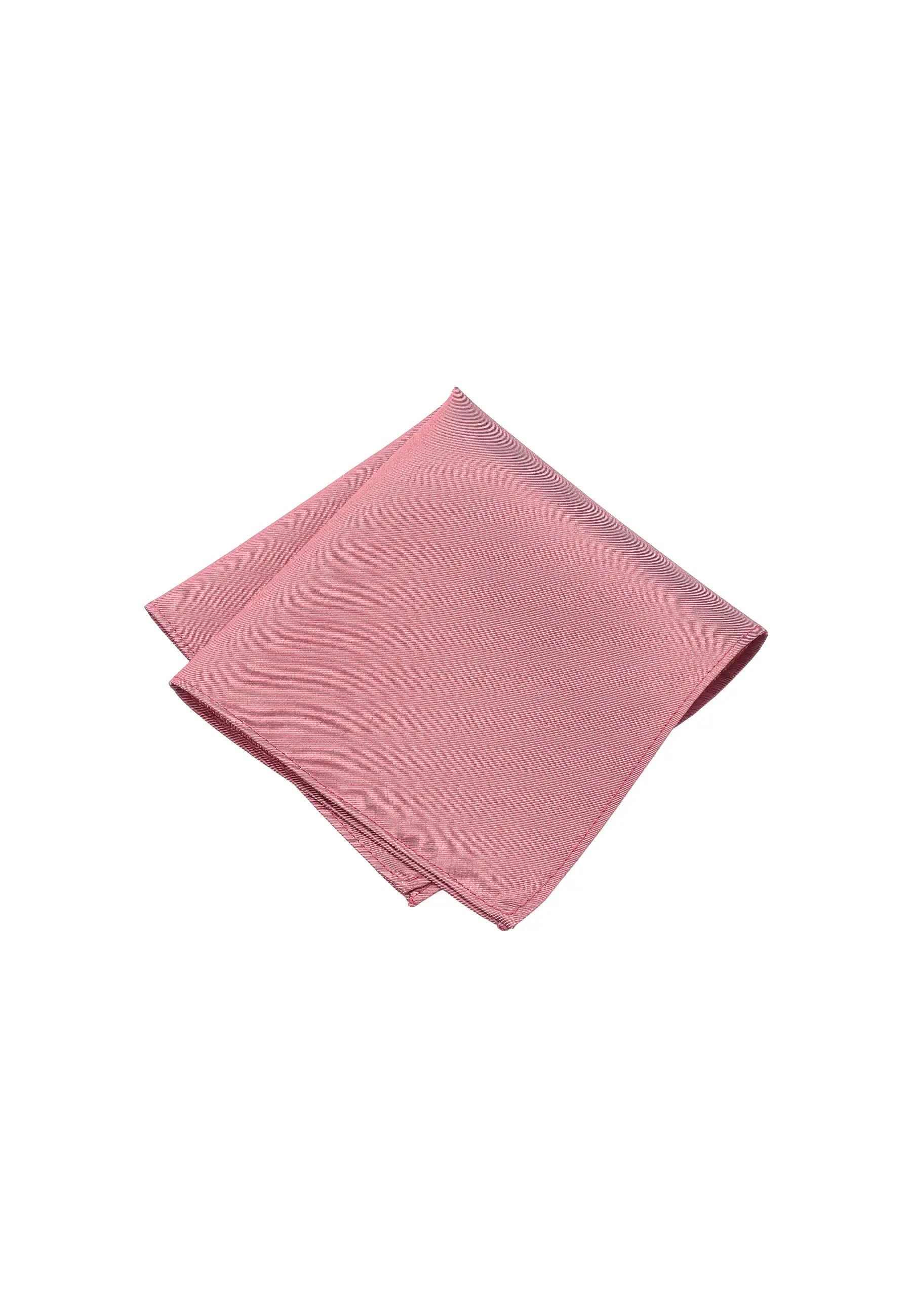 (Beere) Uni Einstecktuch Herren aus 100% Seide in Pastellfarbe, gefaltet