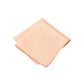 (Apricot) Uni Einstecktuch Herren aus 100% Seide in Pastellfarbe, gefaltet