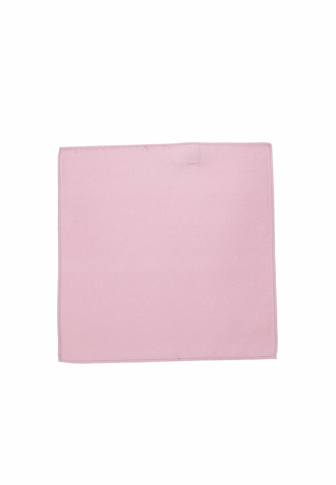 (Rosa) Uni Seiden-Einstecktuch 28x28cm in Pastellfarbe, Vorderseite mit Ecke