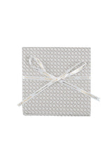 (Beige) Einstecktuch Sterlington Kreise Seide – mit Geschenkschleife