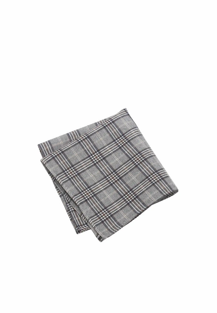 Pochette homme Prince de Galles - Gris