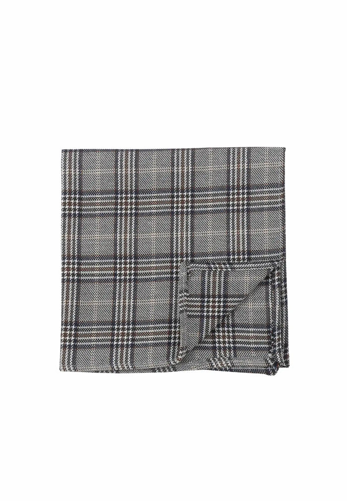 Pochette homme Prince de Galles - Gris