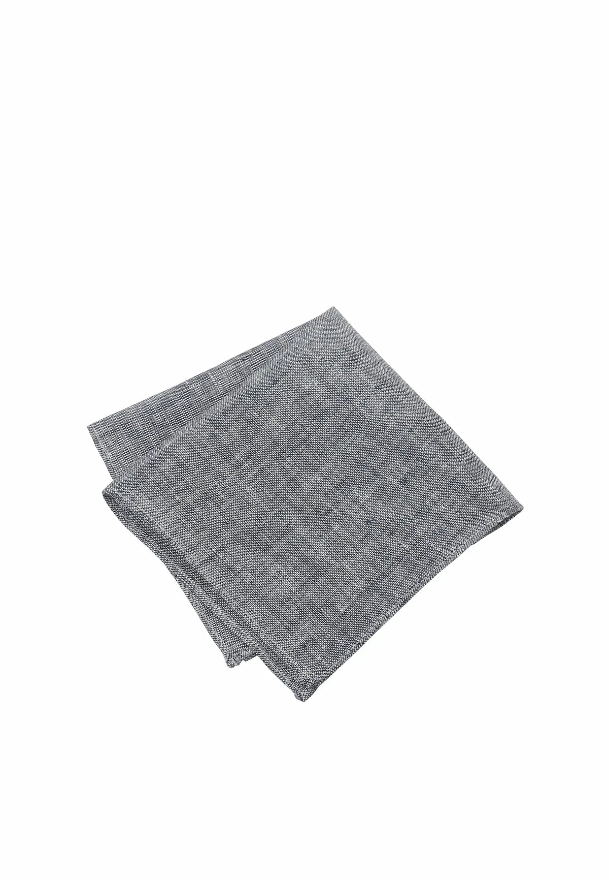 (Blau) Einstecktuch Herren Leinen – Pochette gefaltet