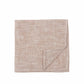 (Beige) Leinen-Einstecktuch Herren – Detailansicht Textur