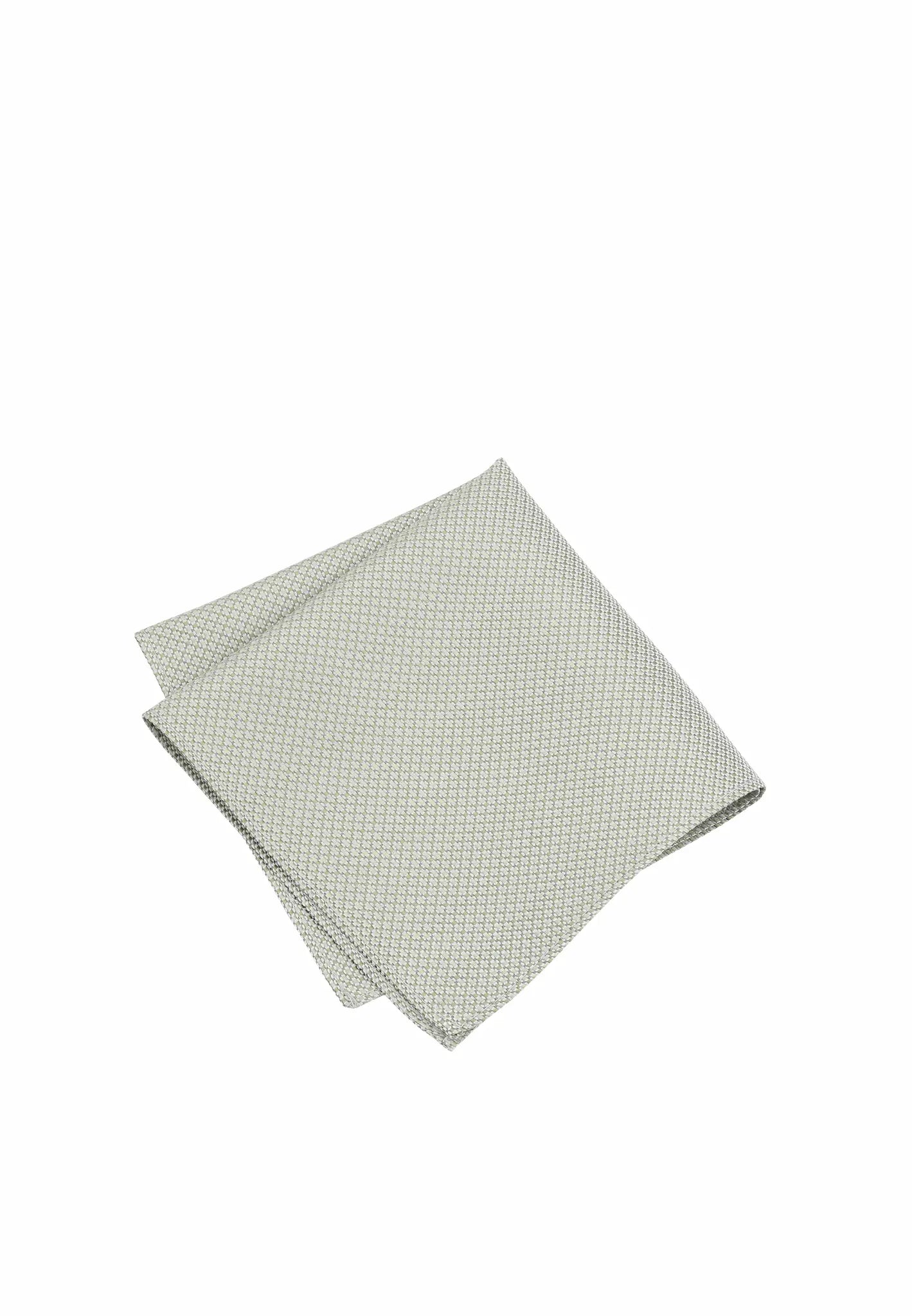 (Mint) Einstecktuch Herren Mikromuster Seide – Pochette gefaltet