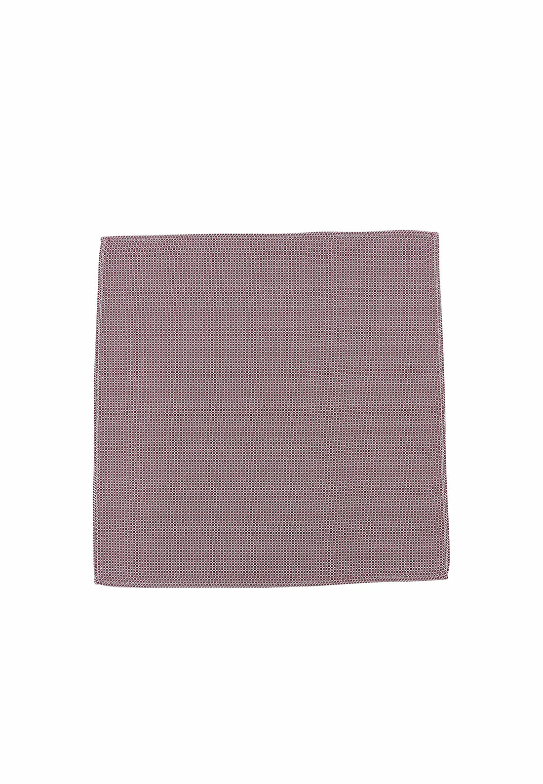 (Bordeaux) Einstecktuch Herren Seide 28x28 cm – Gesamtansicht