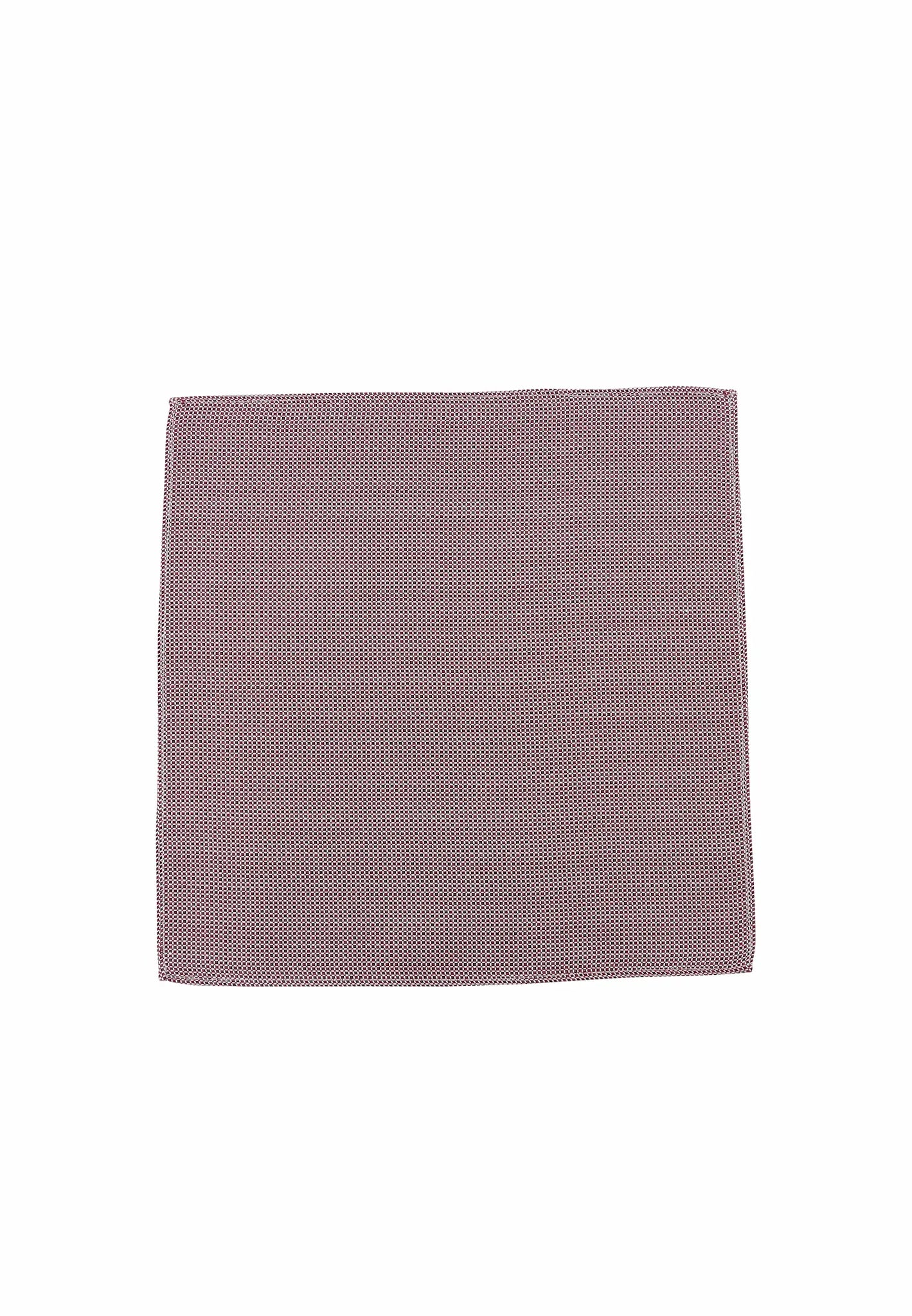(Bordeaux) Einstecktuch Herren Seide 28x28 cm – Gesamtansicht