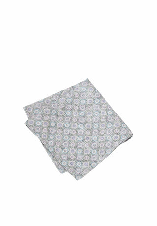 Pochette de costume en coton pour homme - Motif médaillon