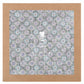 (Grau) Einstecktuch Medaillon-Muster in Geschenkverpackung – Prince Bowtie