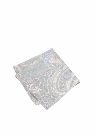 Pochette de costume homme en coton - Paisley