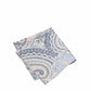 (Dunkelblau) Einstecktuch Herren Paisley-Muster Baumwolle – diagonal gefaltet