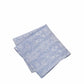 (Hellblau) Einstecktuch Herren Paisley Seide – diagonal gefaltet