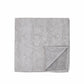 (Beige) Einstecktuch Paisley Seide – Detailansicht Saumverarbeitung