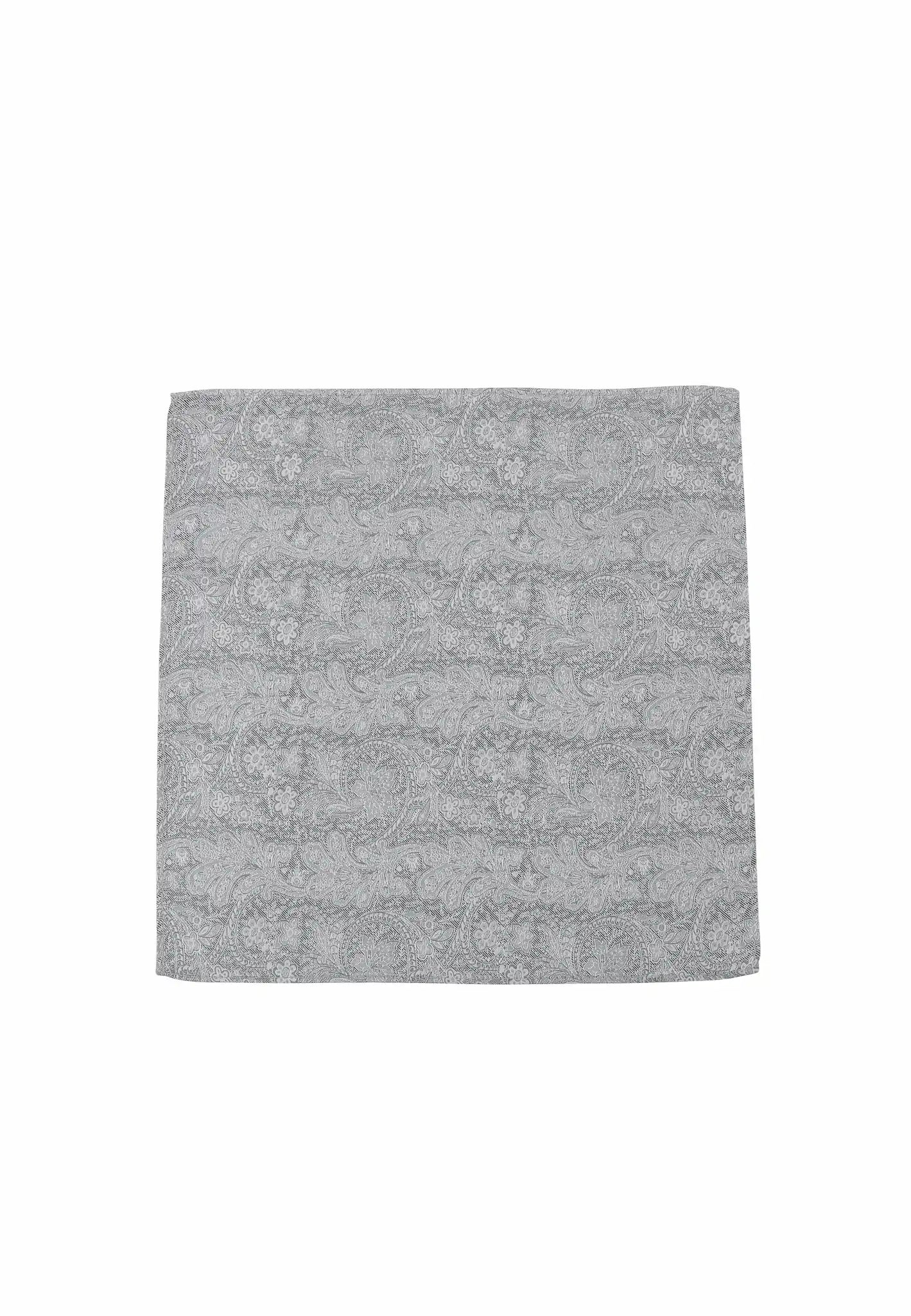 (Mint) Einstecktuch Herren Paisley Seide 28x28 cm – Gesamtansicht
