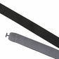 (Grau) Übergrößen Fliege Seide Uni Basic mit verstellbarem Band