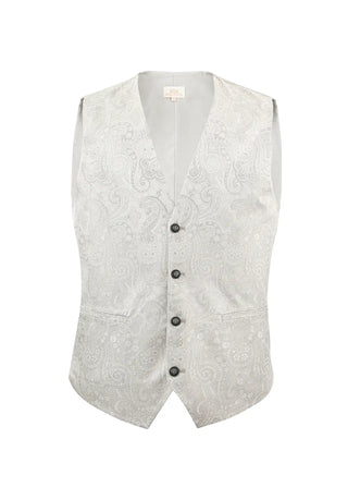 Gilet de mariage homme en soie – Paisley