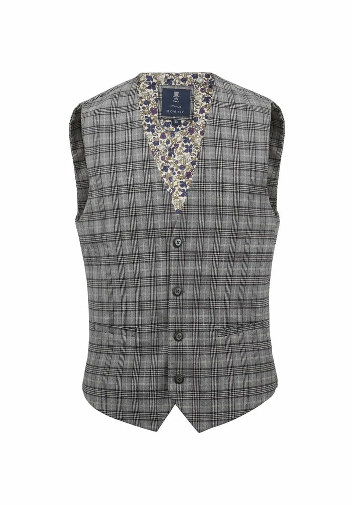 Gilet homme - Prince de Galles Gris