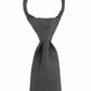 (Schwarz Blumenmuster) Zip-Trauerkrawatte vorgebunden mit Schlaufe, schwarze Krawatte mit Blumenmuster freigestellt