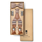(Ziegel) Hosenträger Set mit Fliege im Sale bei style4him.de
